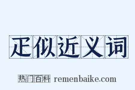 疋似近义词是什么意思的图片